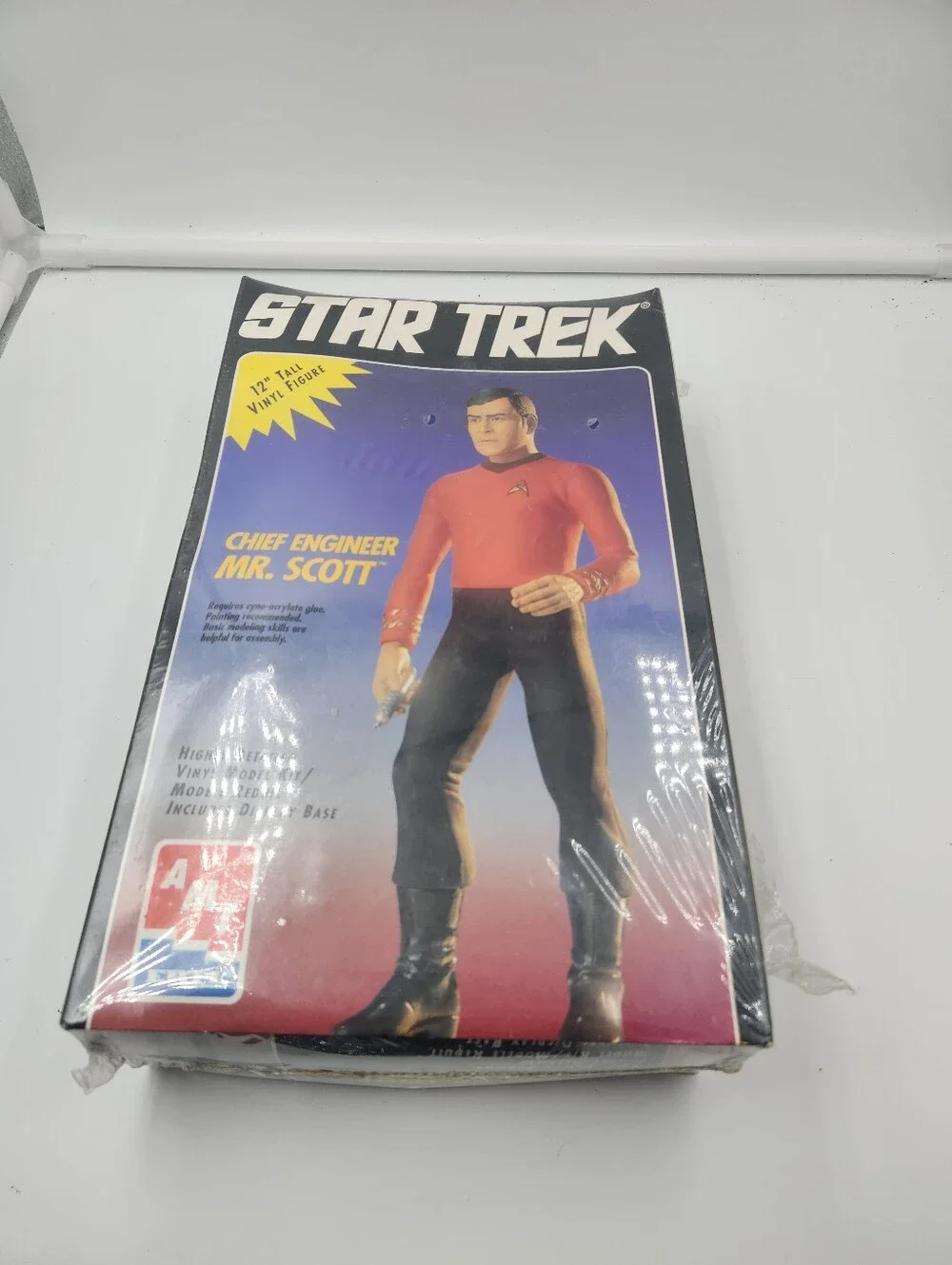 Star Trek AMT/Ertl 8777 Chief Engineer Mr Scott 12 in Vinyl Figure Model NIB VTG